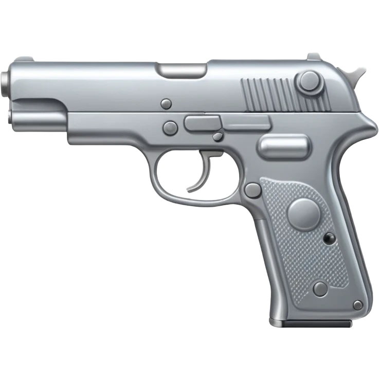 silver gun emoji
