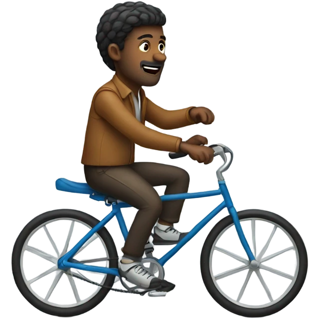 Man on a bike emoji