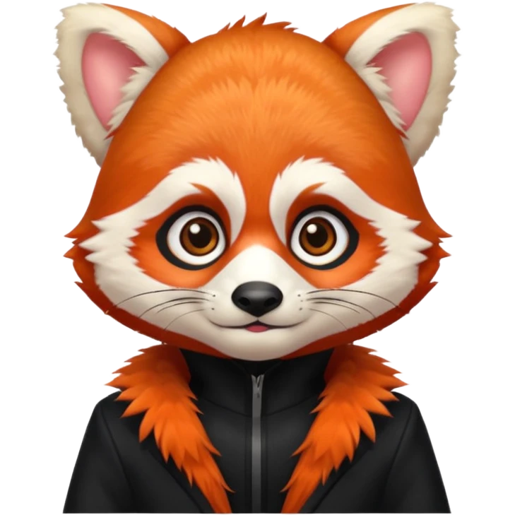 a red panda with spider suit emoji