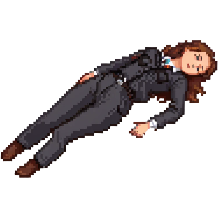 woman labour worker passed out on the floor emoji