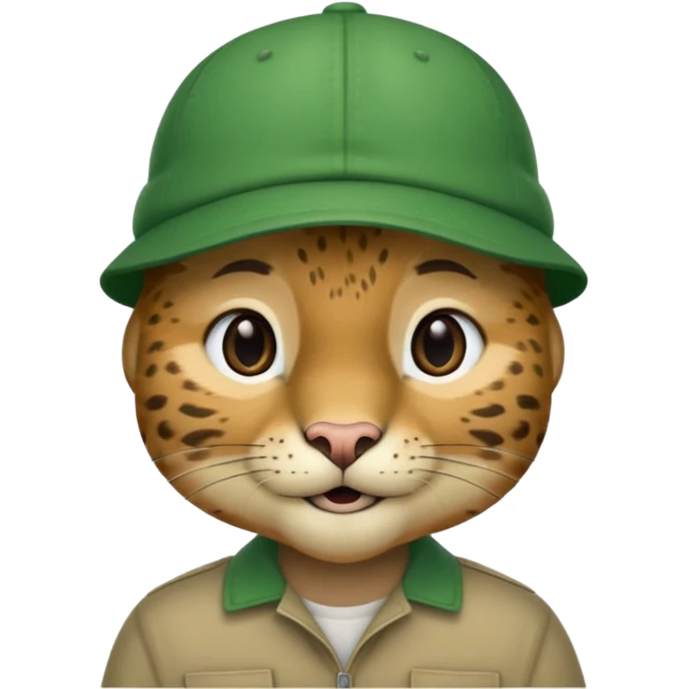animal with green cap emoji