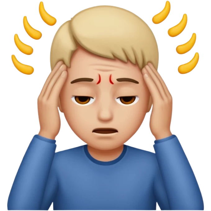 Headache emoji