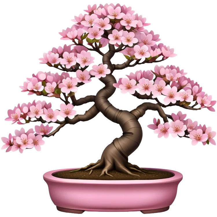 Sakura cherry blossom Bonsai tree  emoji