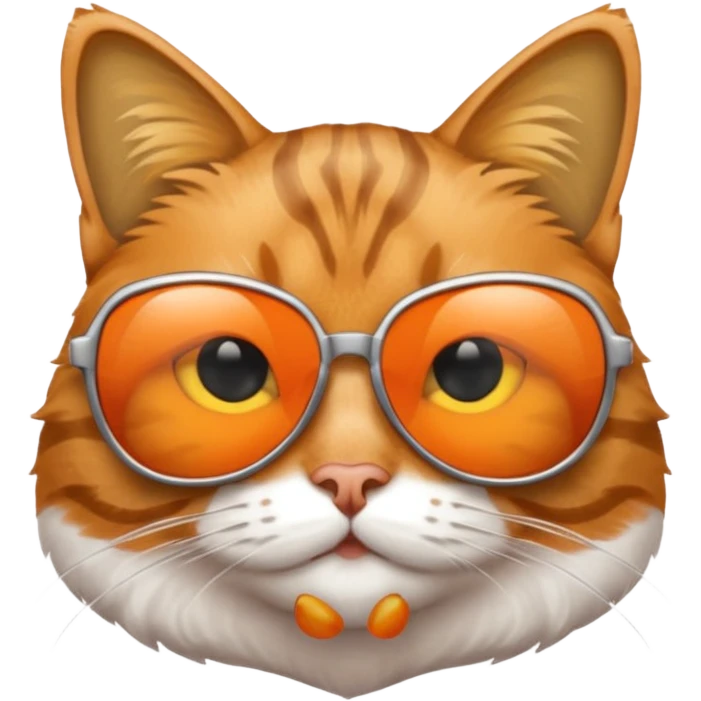 Cat wearing sunglasses emoji