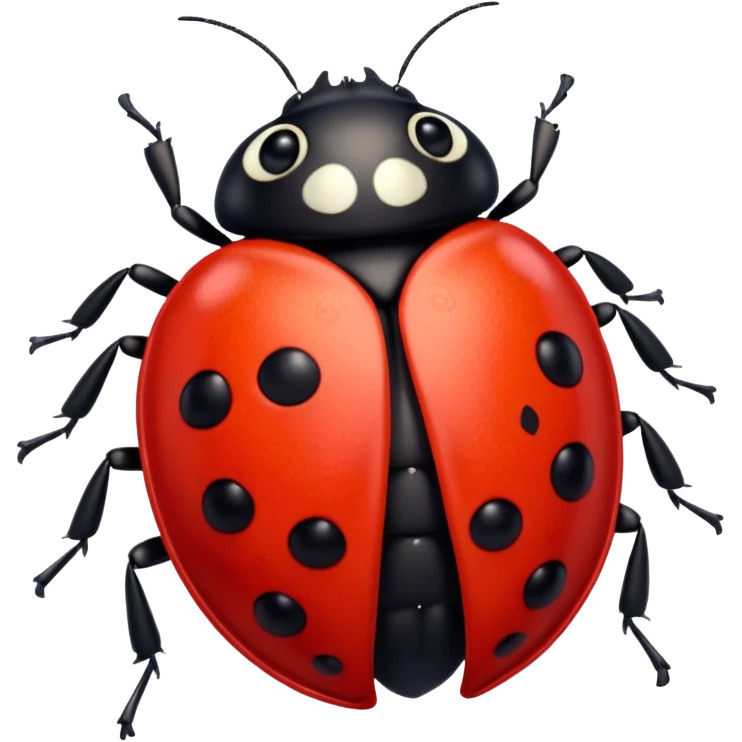 Glitzernder marienkäfer emoji