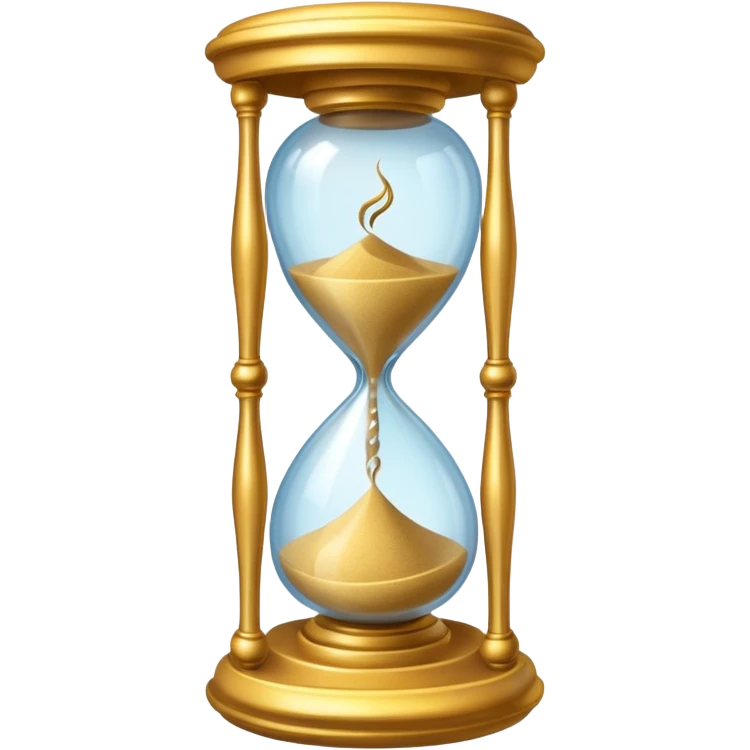 Magical Hourglass for time traveler emoji