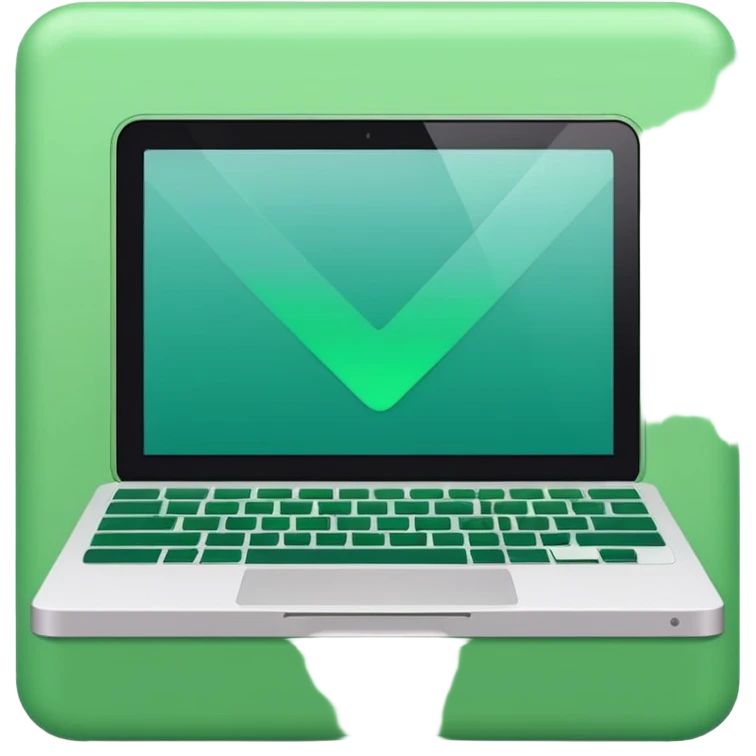 green 90s macbook  emoji