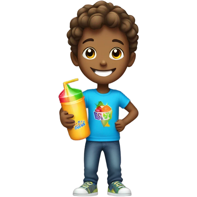 boy likes juice emoji