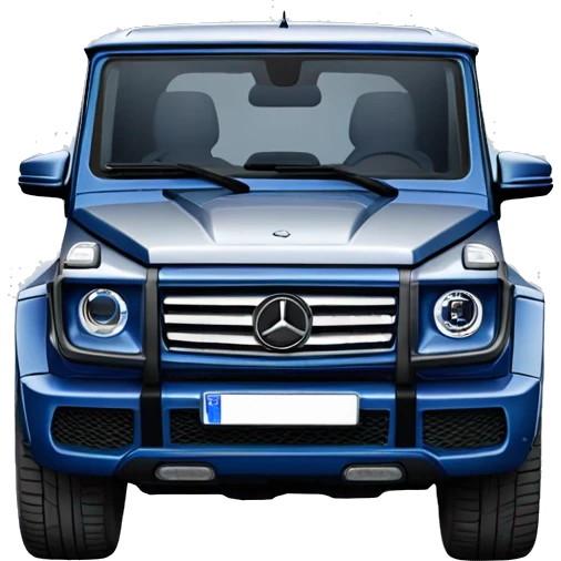 Blue mercedes g-class w465 emoji