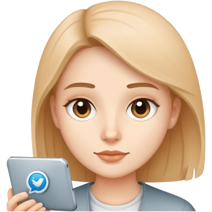 Telegram blogger emoji