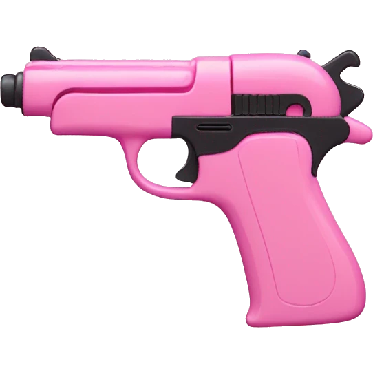 Baby pink toy gun emoji