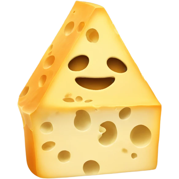 Cheese with hat emoji