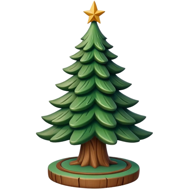 chrismas wood car emoji
