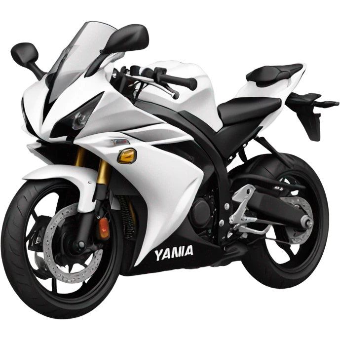 Yamaha-r3, which is all white emoji