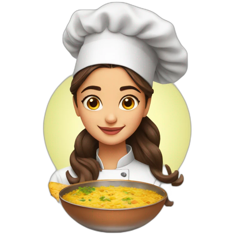 Alia bhatt as chef emoji