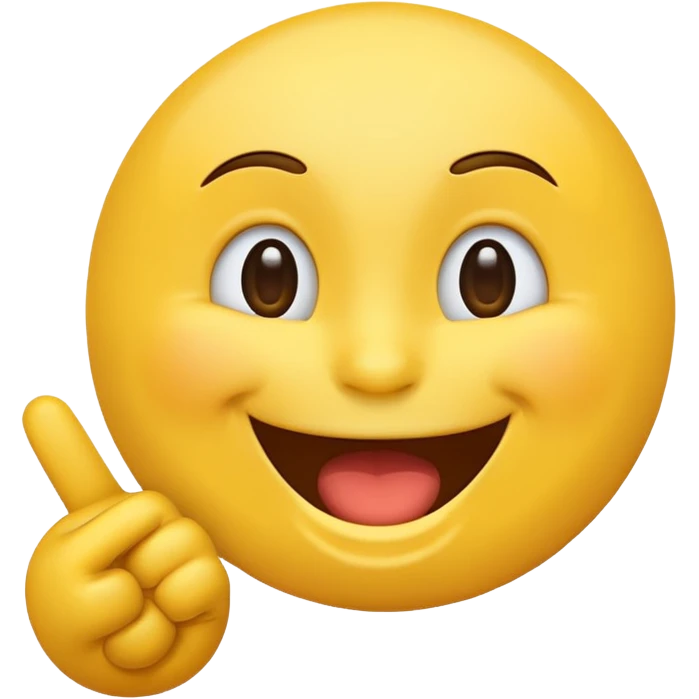 Laughing emoji pointing at me emoji