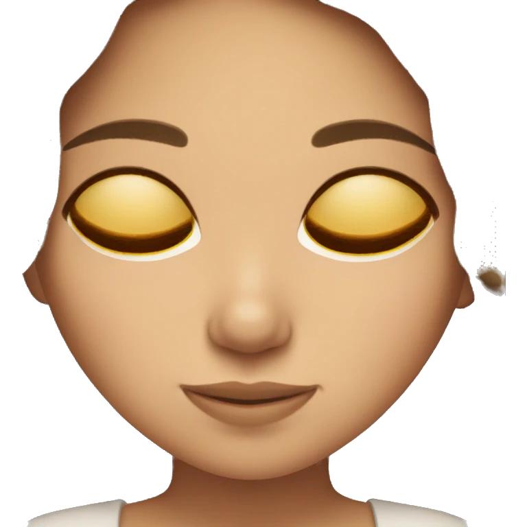 girl with brown hair sleeping  emoji