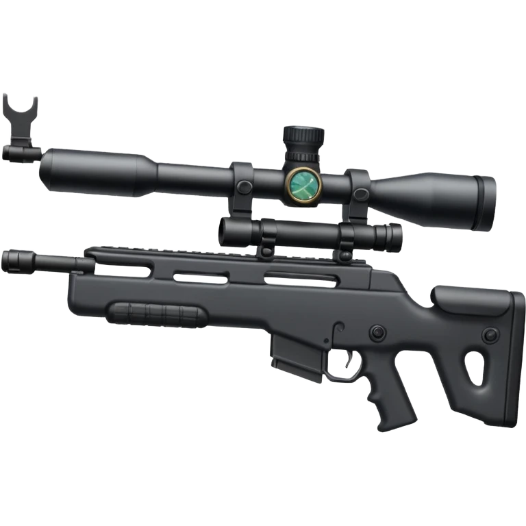A precision rifle emoji