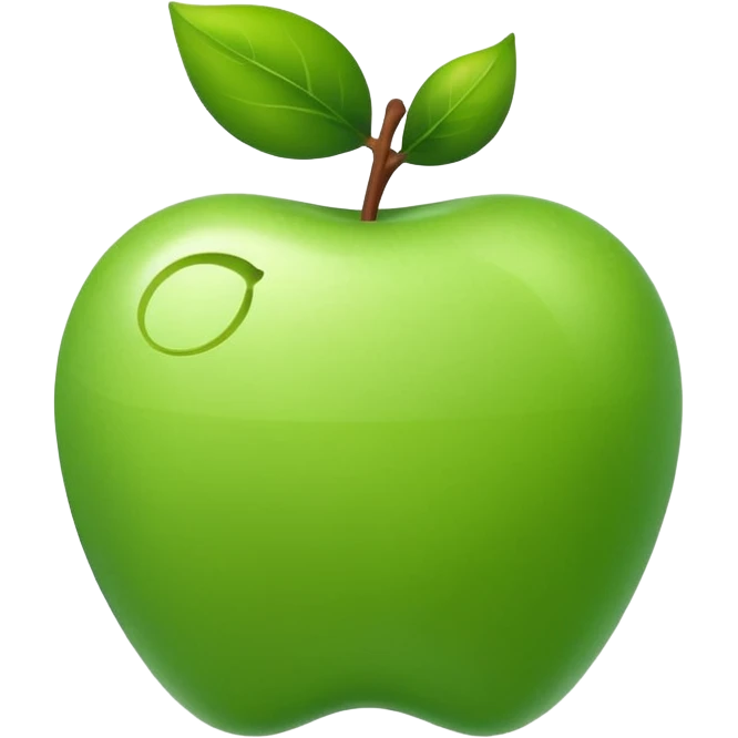 Create an Apple-style emoji that represents a stock/share, combining a clean upward-trending chart, a minimal financial symbol, and a confident growth vibe, using simple shapes, smooth gradients, and the polished. emoji