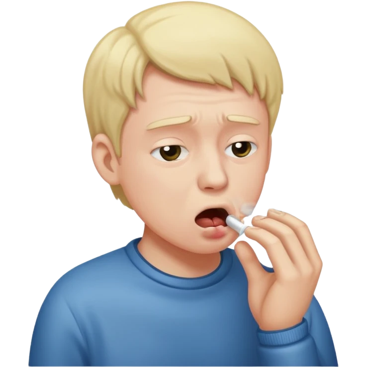 Person coughing  emoji