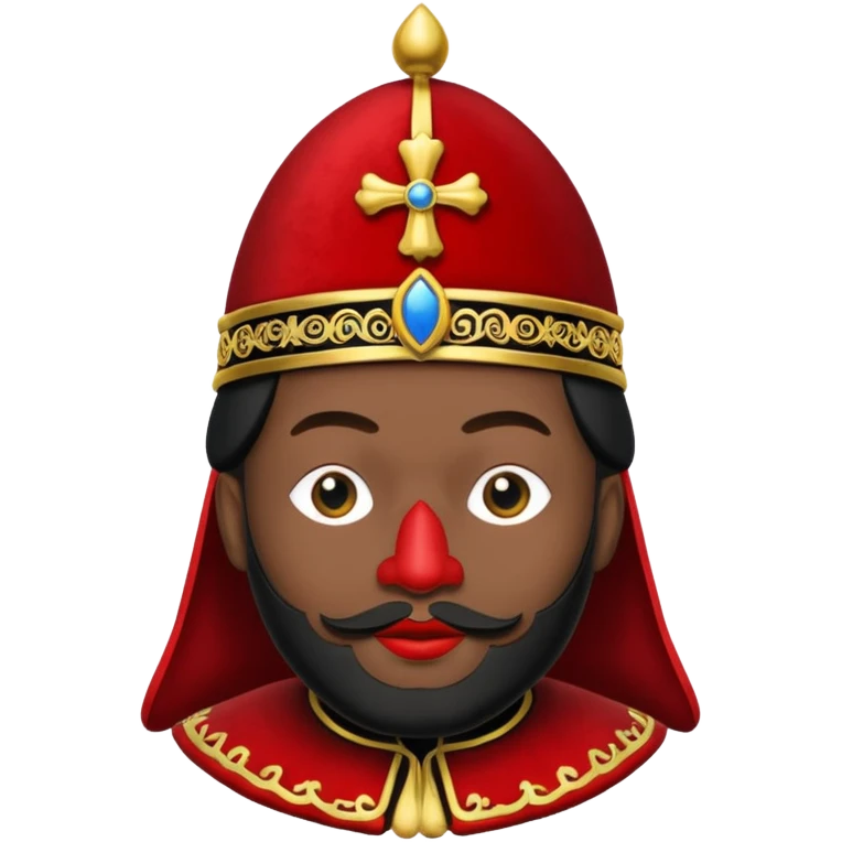 De muts van zwarte piet emoji