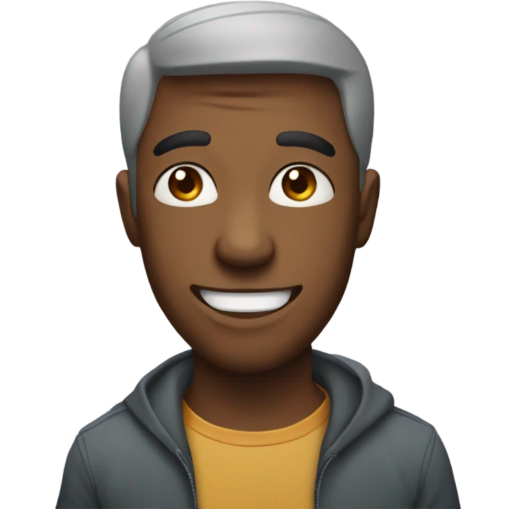 Awkward smile emoji