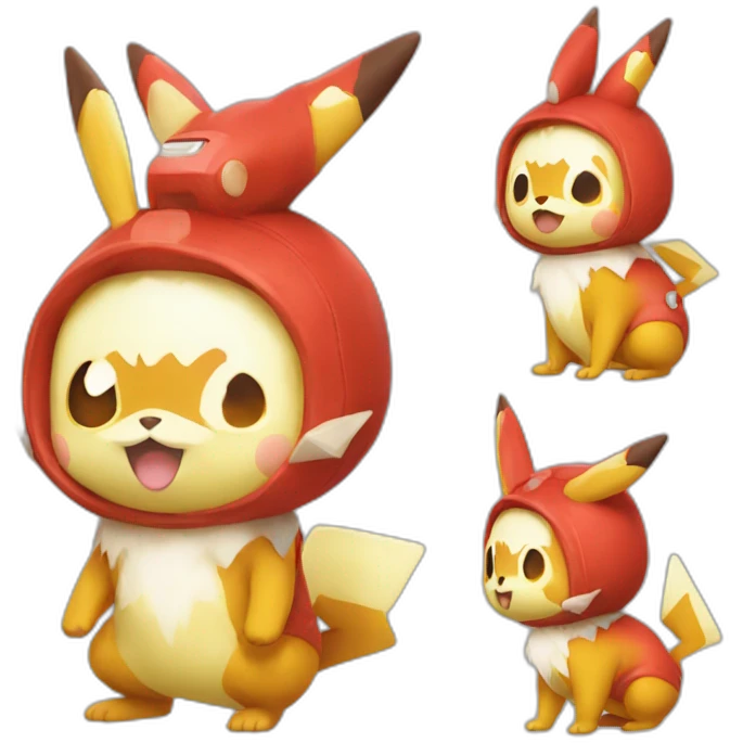 Jibanyan-pikachu emoji