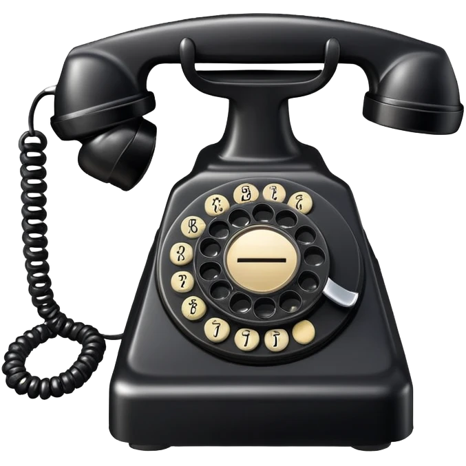 phone call, ringing telephone emoji