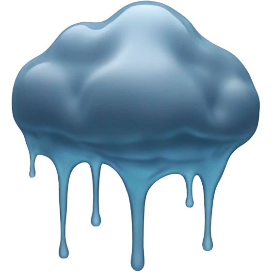 Melting mirror emoji