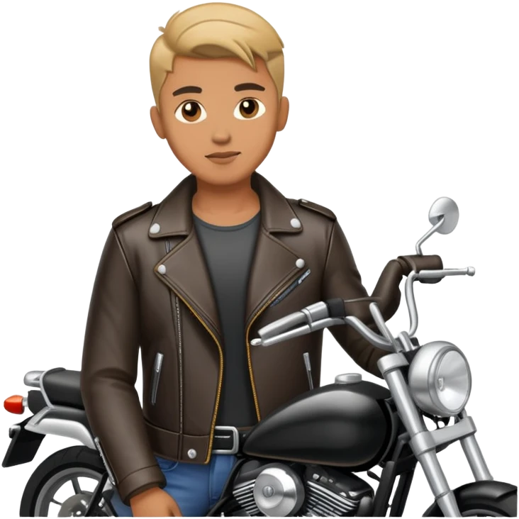 Gay motorcyclist emoji