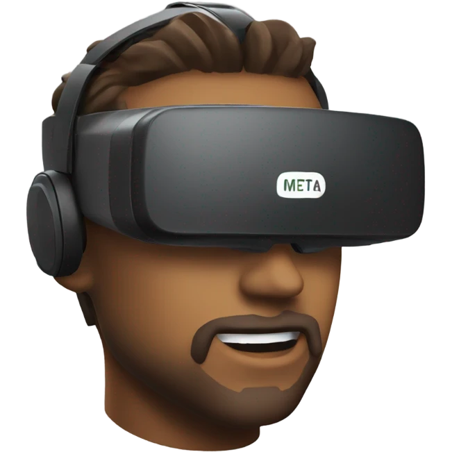 Meta Quest 3 VR Headset emoji