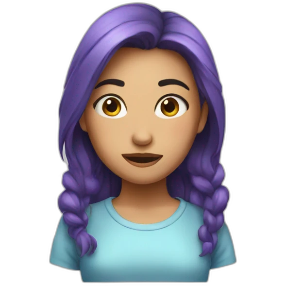 Girl gassy emoji