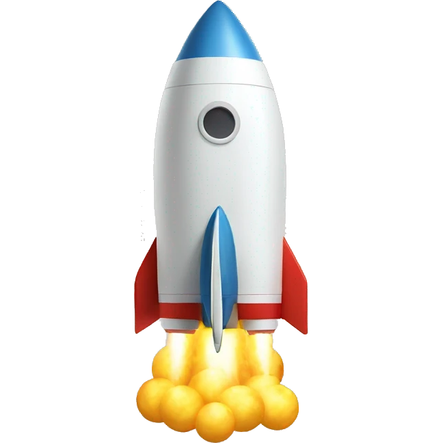 rocket with a lot of money emoji