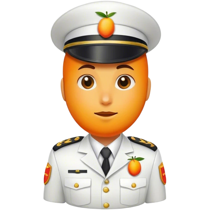 Mango in kmar uniform emoji