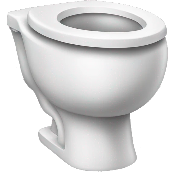 toilet with a head out of the bowl emoji