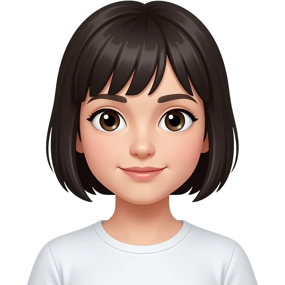 Make the middle girl shorter emoji