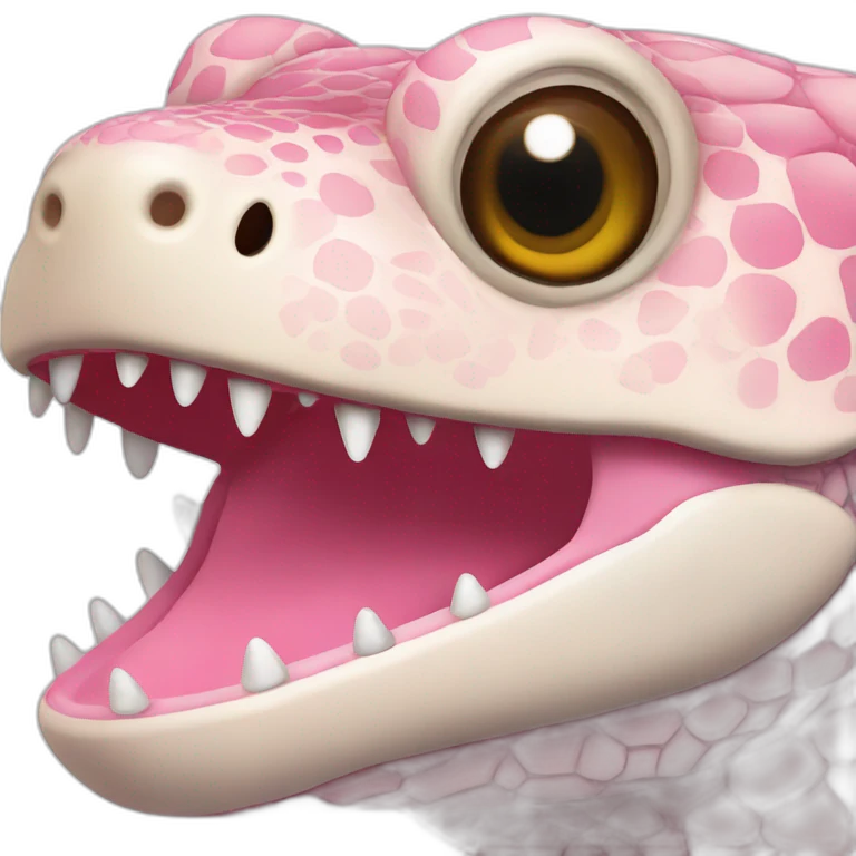 pink tegu lizard emoji