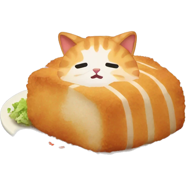 cat tonkatsu  emoji