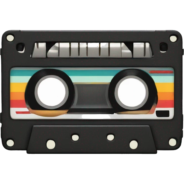 Retro cassette emoji