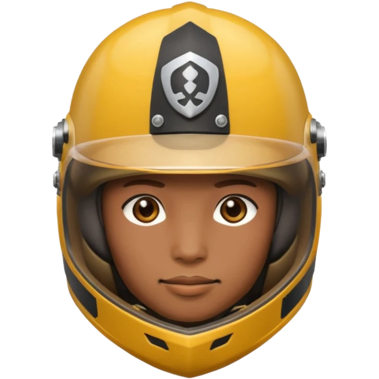 Full-face helmet master chie emoji
