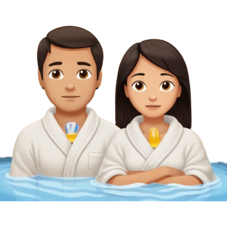 Man and Woman in sauns emoji