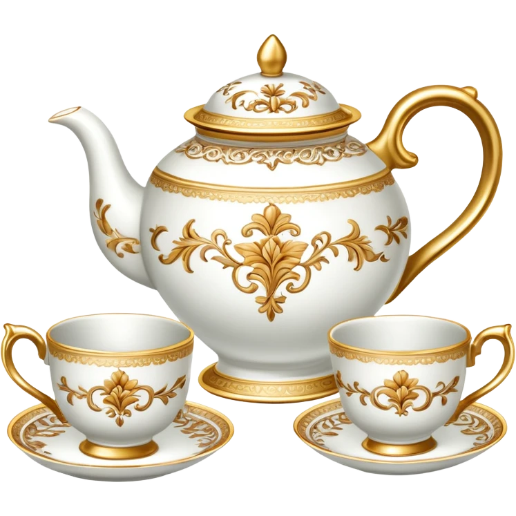 Fancy  tea set emoji