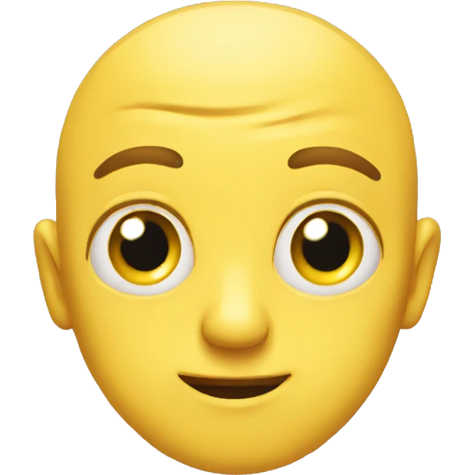 Round yellow side eye emojis emoji