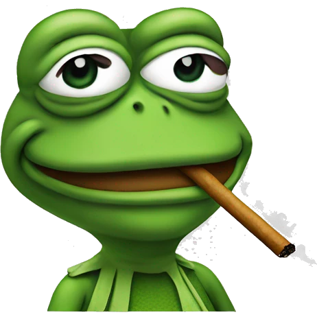 pepe the frog smoke emoji