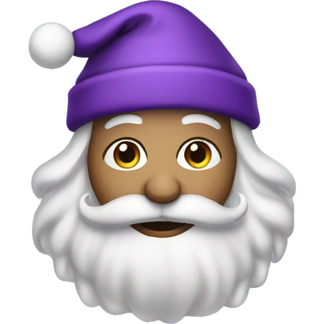 Purple christmas  emoji