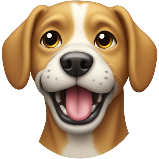 Dog holding frisbee emoji