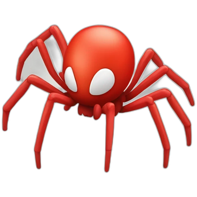 spider red emblem 3d  emoji