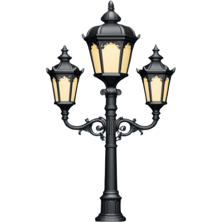 Classic street lamp post emoji