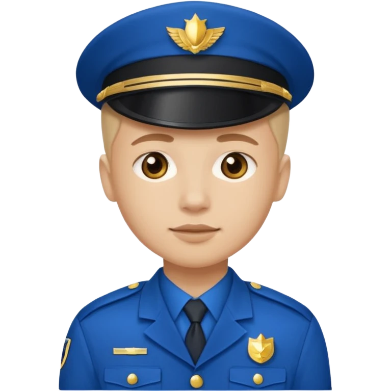 blue uniformed guardian emoji