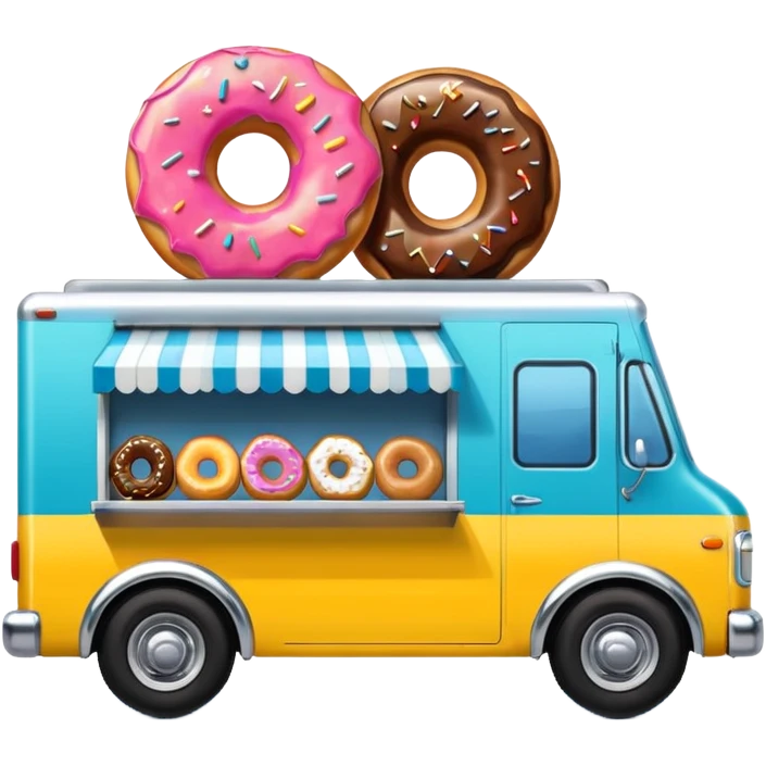 donut truck emoji